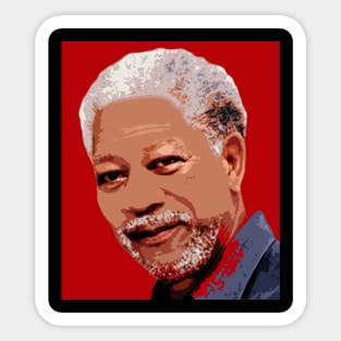 morgan freeman Sticker